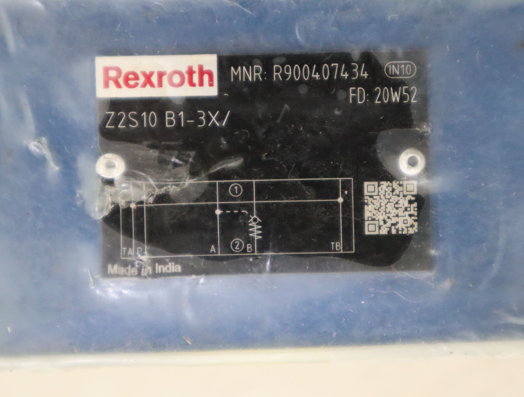 Z2S10B1-3X/ Z2S10B1-33/ R900407434 德国力士乐REXROTH单向阀