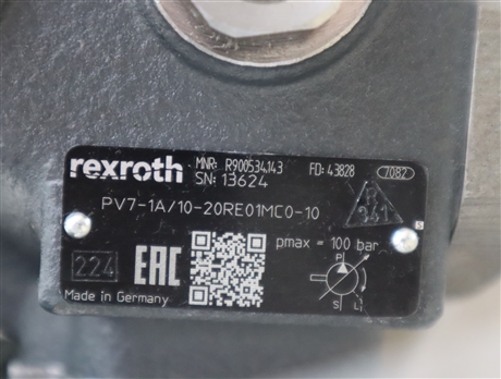 PV7-1A/10-20RE01MC0-10 R900534143 力士乐REXROTH叶片泵