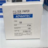 5B-47mm日本东洋ADVANTEC滤纸中速5B系列定量滤纸直径47mm