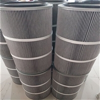 工业除尘过滤防静电滤筒空气过滤折叠除尘滤芯
