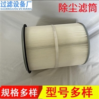 除尘不锈钢滤芯滤筒 工业除尘器覆膜阻燃防静电 除尘滤筒