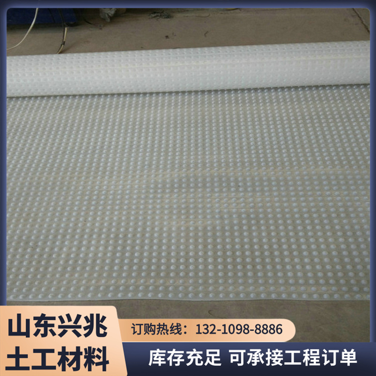 EVA防水板 光板式吊带式自粘式 白色 隧道涵洞地铁通信光缆防渗用