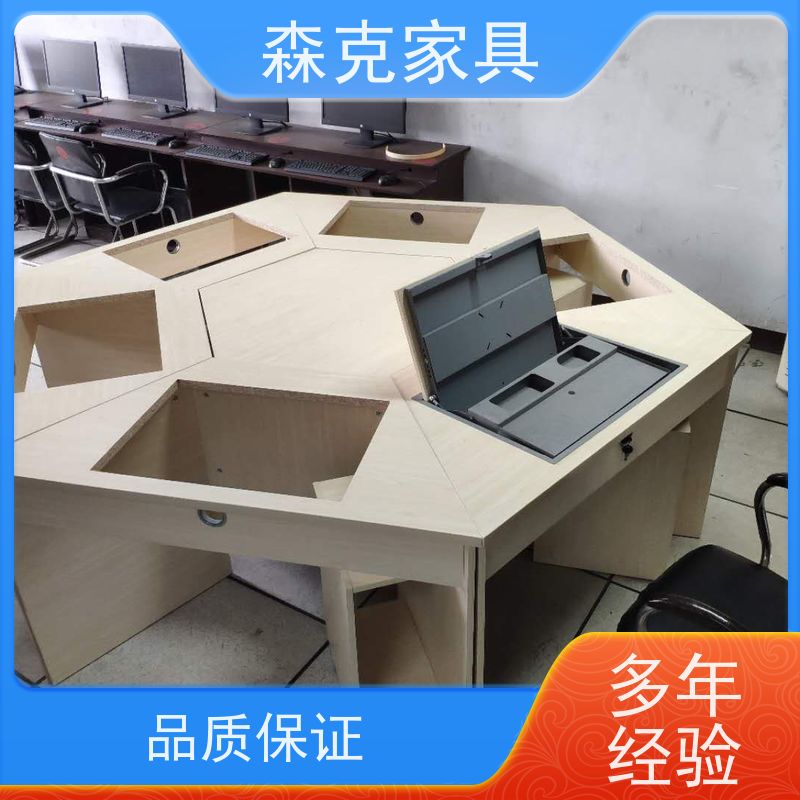 森克家具 六角实验桌 学校家具工厂 经久耐用 YZT-266