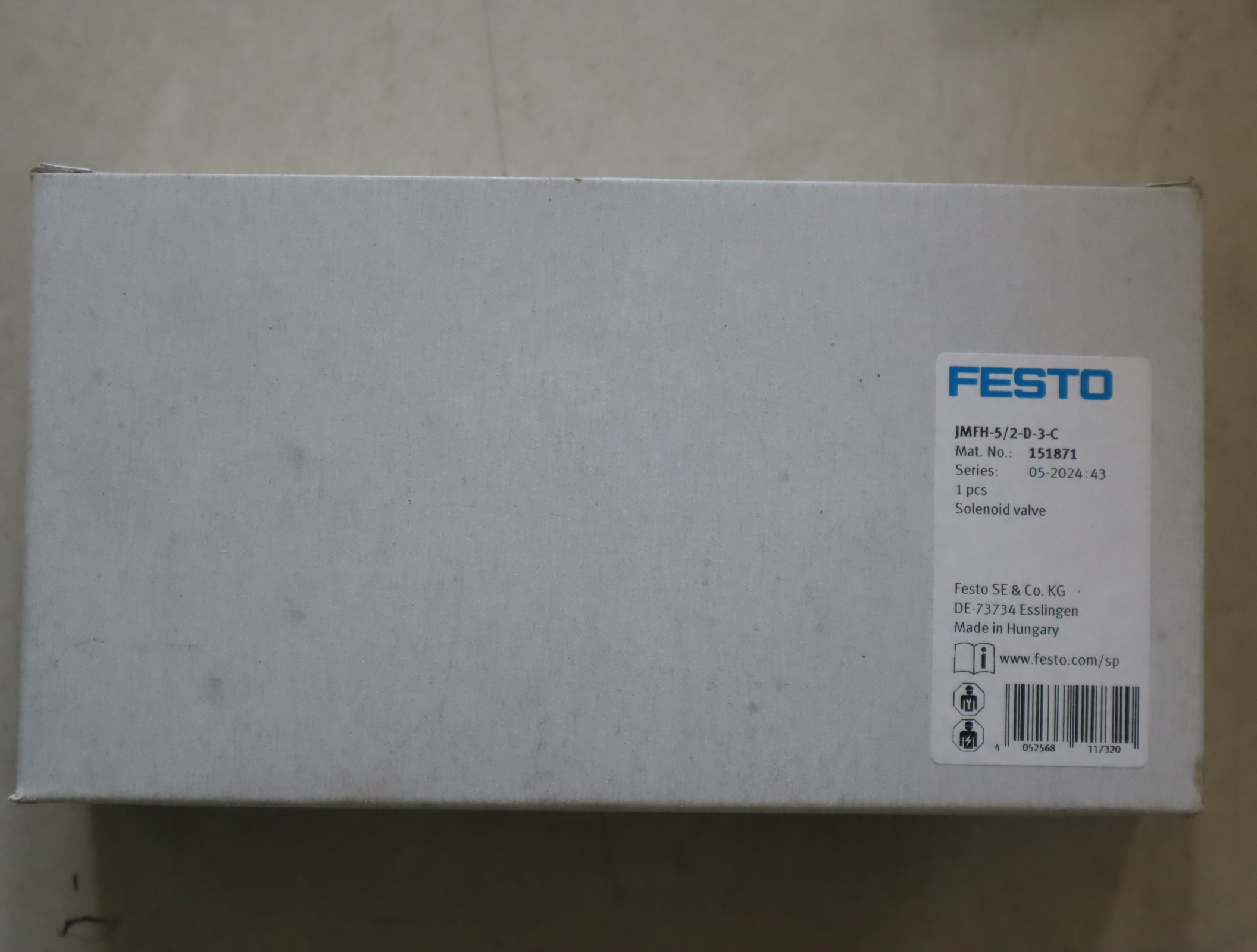 JMFH-5/2-D-3-C 151871 MFH-5/2-D-3-FR-C 151711 费斯托FESTO阀