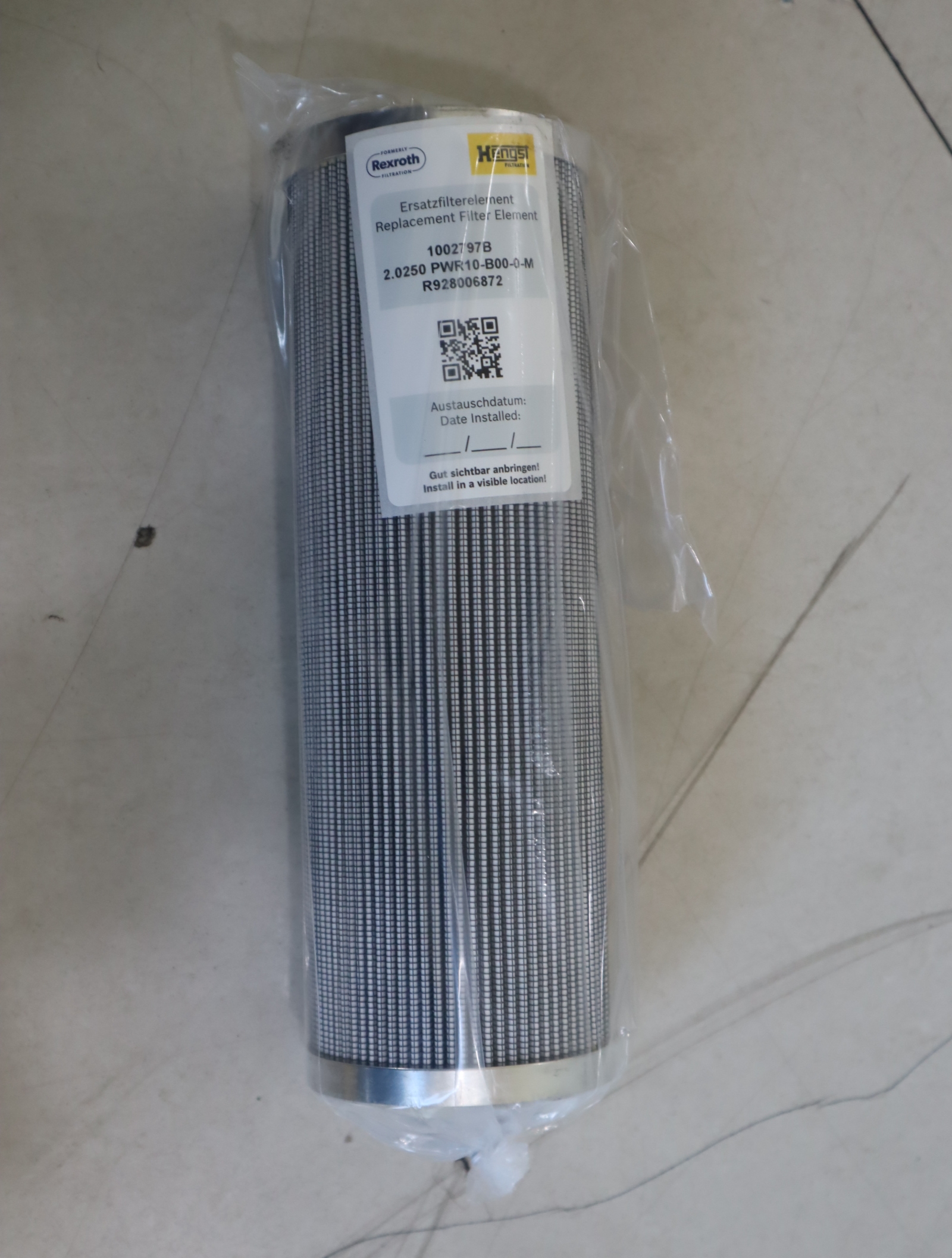 R928006872 2.0250 PWR10-B00-0-M 1002797B 汉格斯特HENGST 