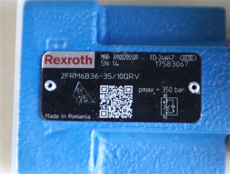 2FRM6B36-3X/10QRV R900205509 德国力士乐REXROTH流量阀