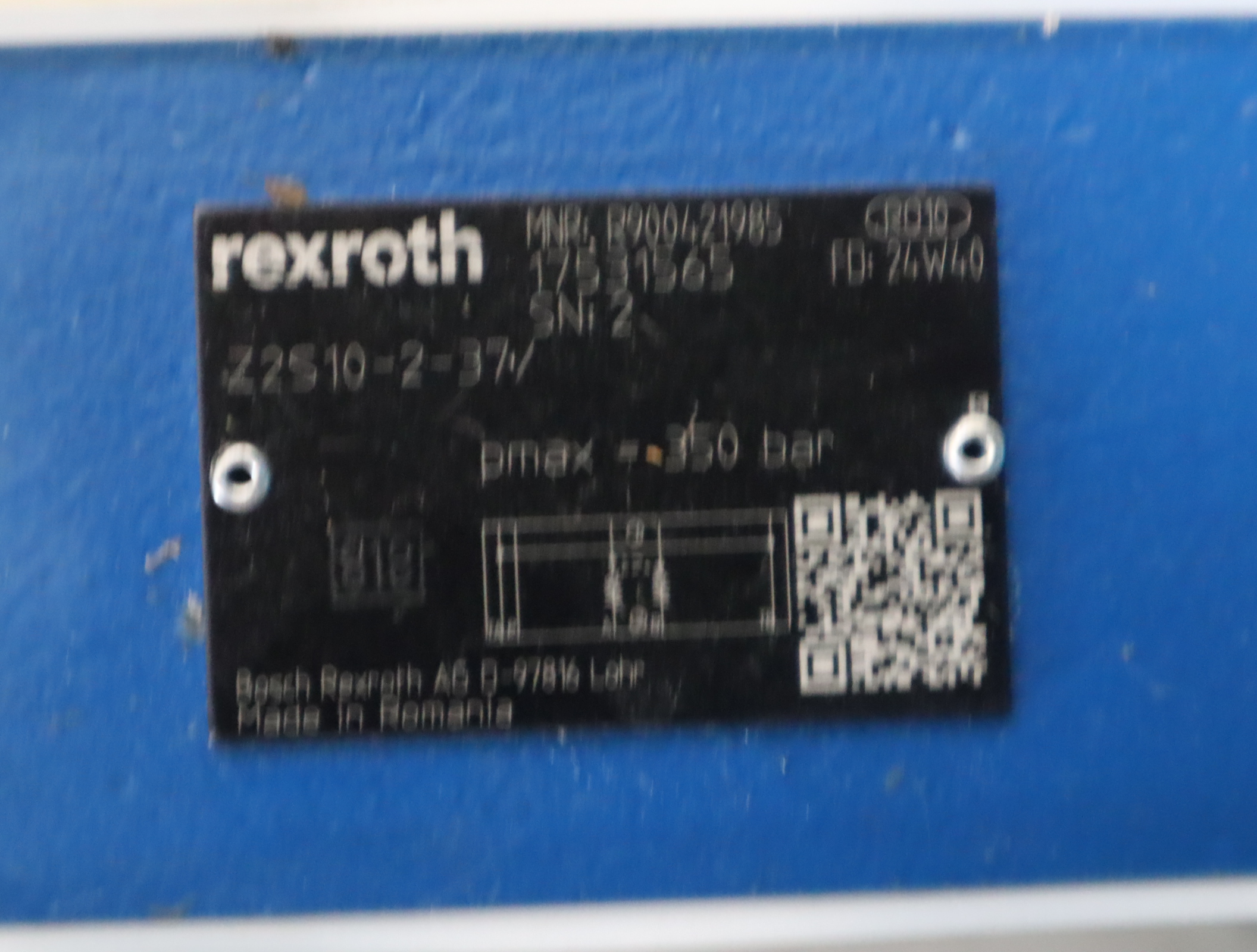 Z2S10-2-37/ Z2S10-2-3X/ Z2S10-2-35/ R900421985 REXROTH