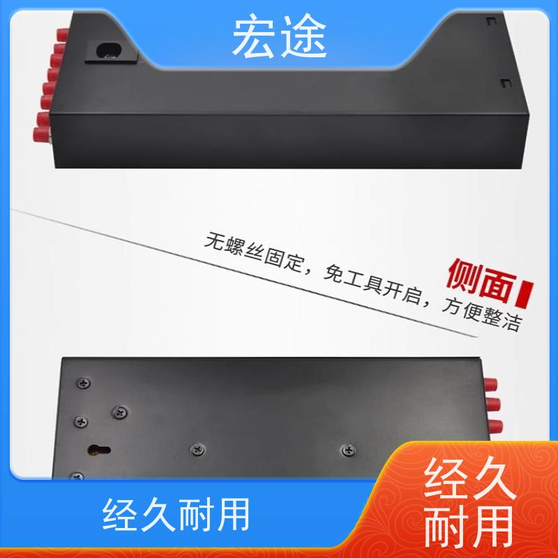 宏途 机架式MPO FC接口24芯光缆终端盒 网络机柜
