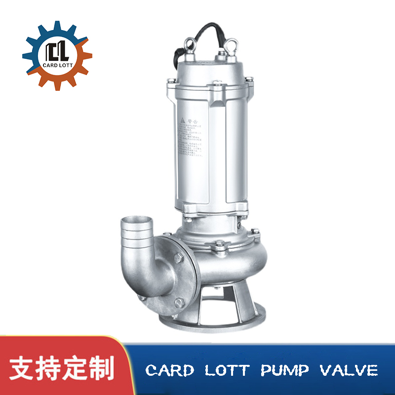 进口全不锈钢污水泵 防腐耐酸碱化工泵 切割无堵塞潜水泵