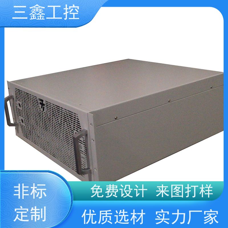 深 圳三鑫1U-4U不锈钢机箱 五金外壳 表面阳极氧化 烤漆 