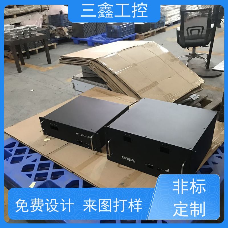 深 圳三鑫上架式通讯不锈钢机箱 五金外壳 可按色版订做