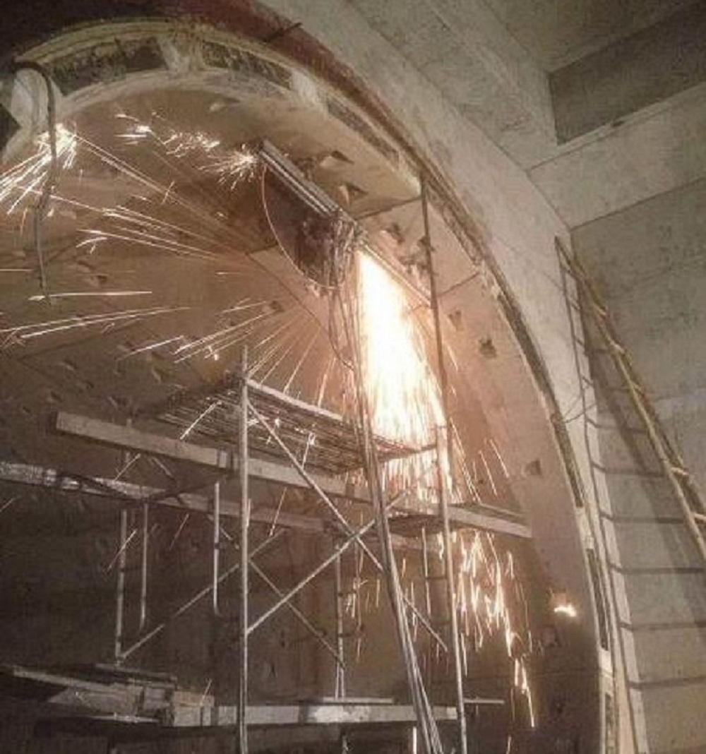 广州地铁盾构管片切割