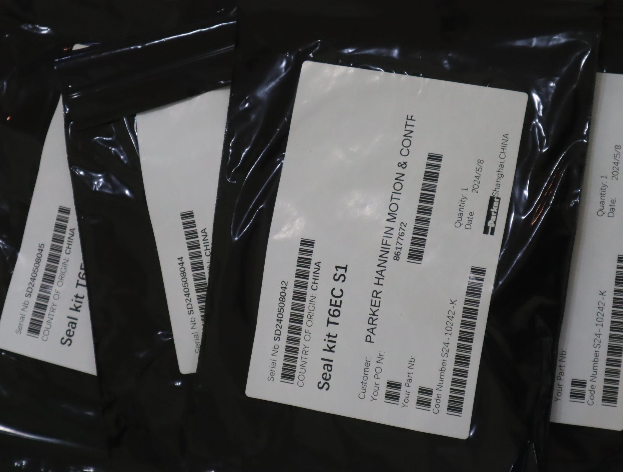 S24-10242-K 美国派克PARKER叶片泵密封套件T6EC S1 