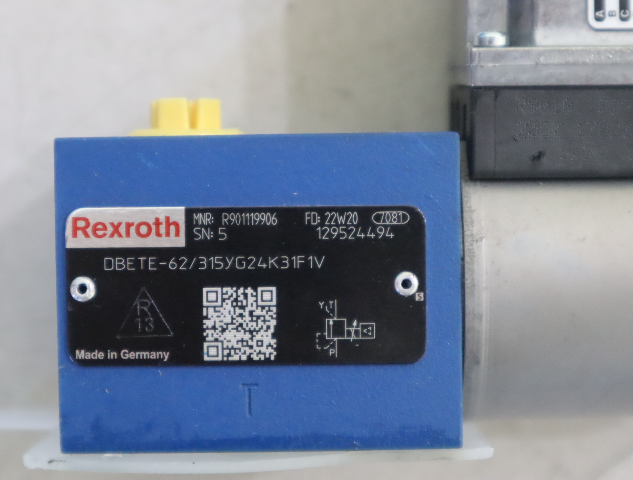 DBETE-62/315YG24K31F1V R901119906 德国力士乐REXROTH比例阀