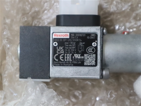 HED8OP2X/200K14 R901102721 力士乐REXROTH压力开关压力继电器