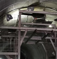 中山隧道二衬拆除切割