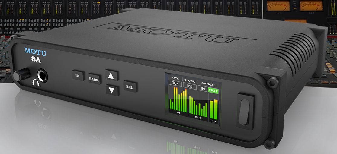 MOTU 8A AVB音频接口 8进8出模拟接口