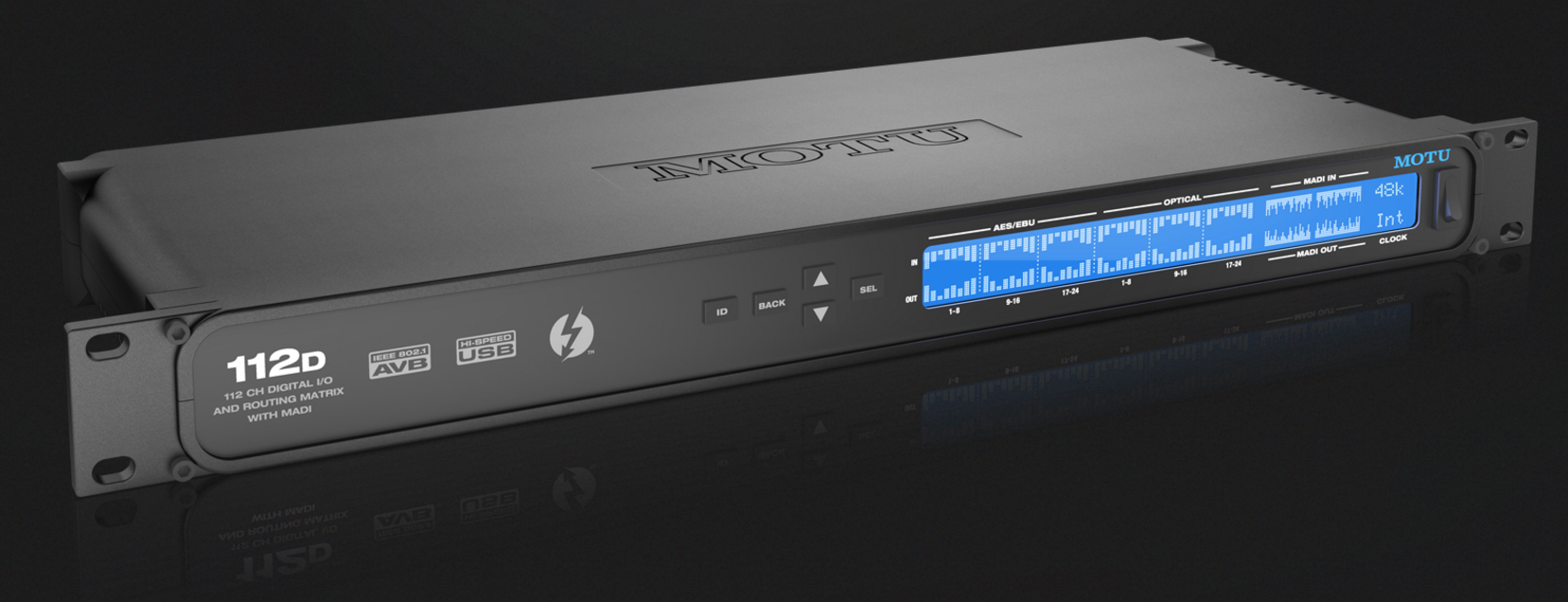 MOTU 112D AVB音频接口112数字音频通道