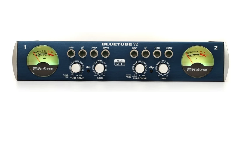 PreSonus BlueTube DP V2 2通道麦克风和乐器前置放大器