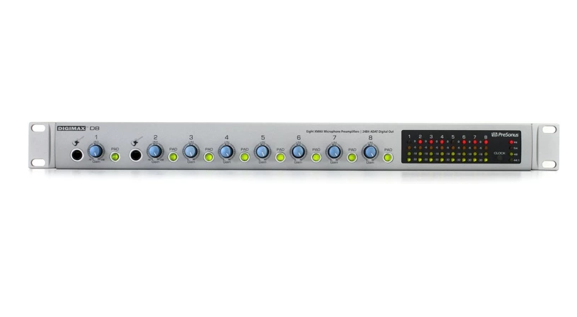 PreSonus DigiMAX D8 8通道麦克风前置放大器