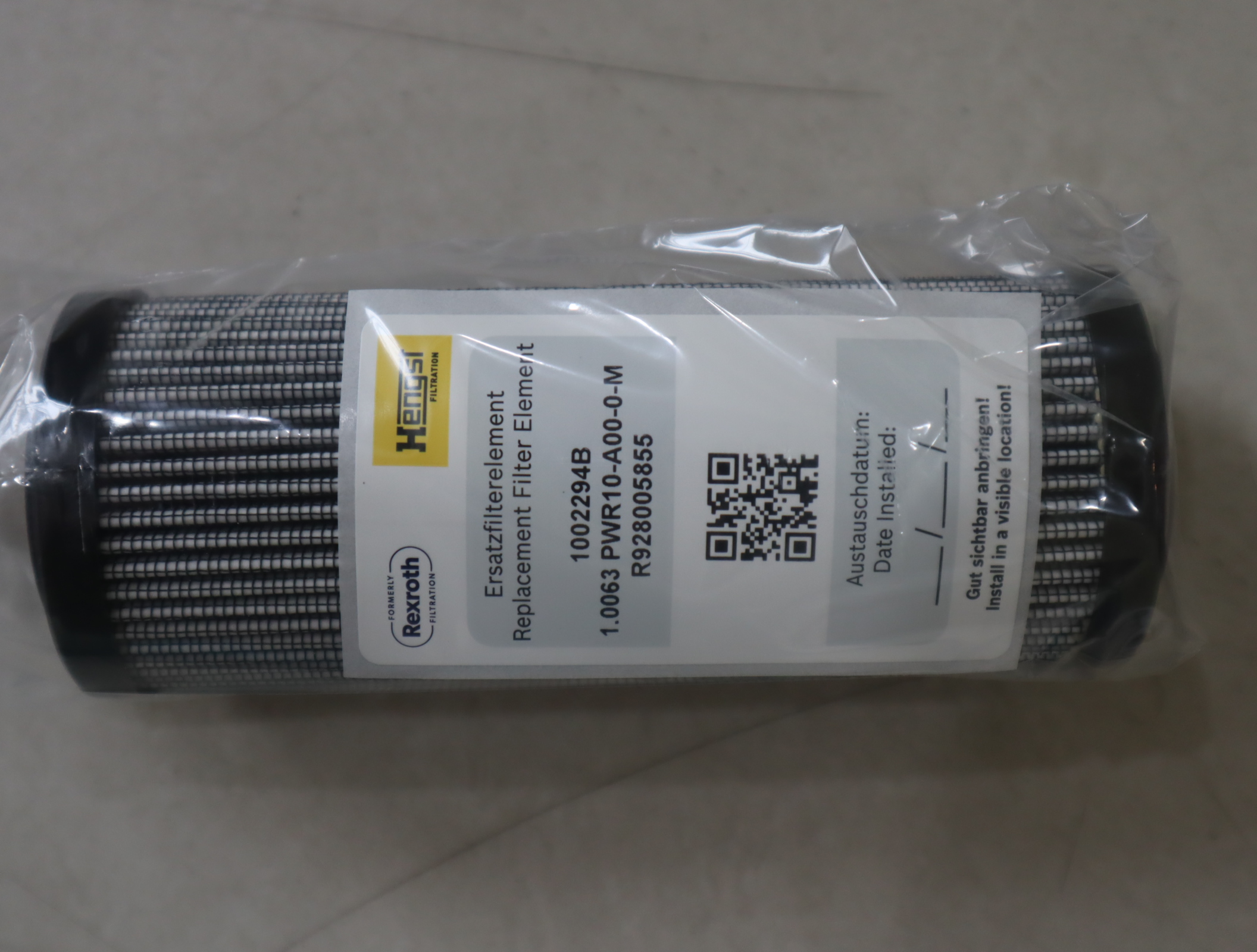 R928005855 1.0063 PWR10-A00-0-M 1002294B 汉格斯特HENGST滤芯