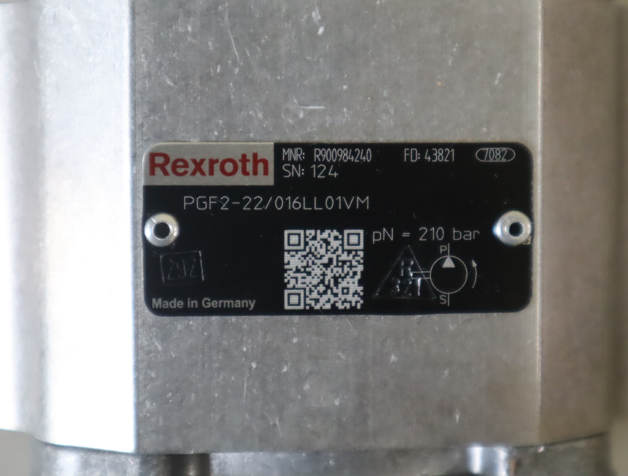 PGF2-22/016LL01VM R900984240 德国力士乐REXROTH齿轮泵