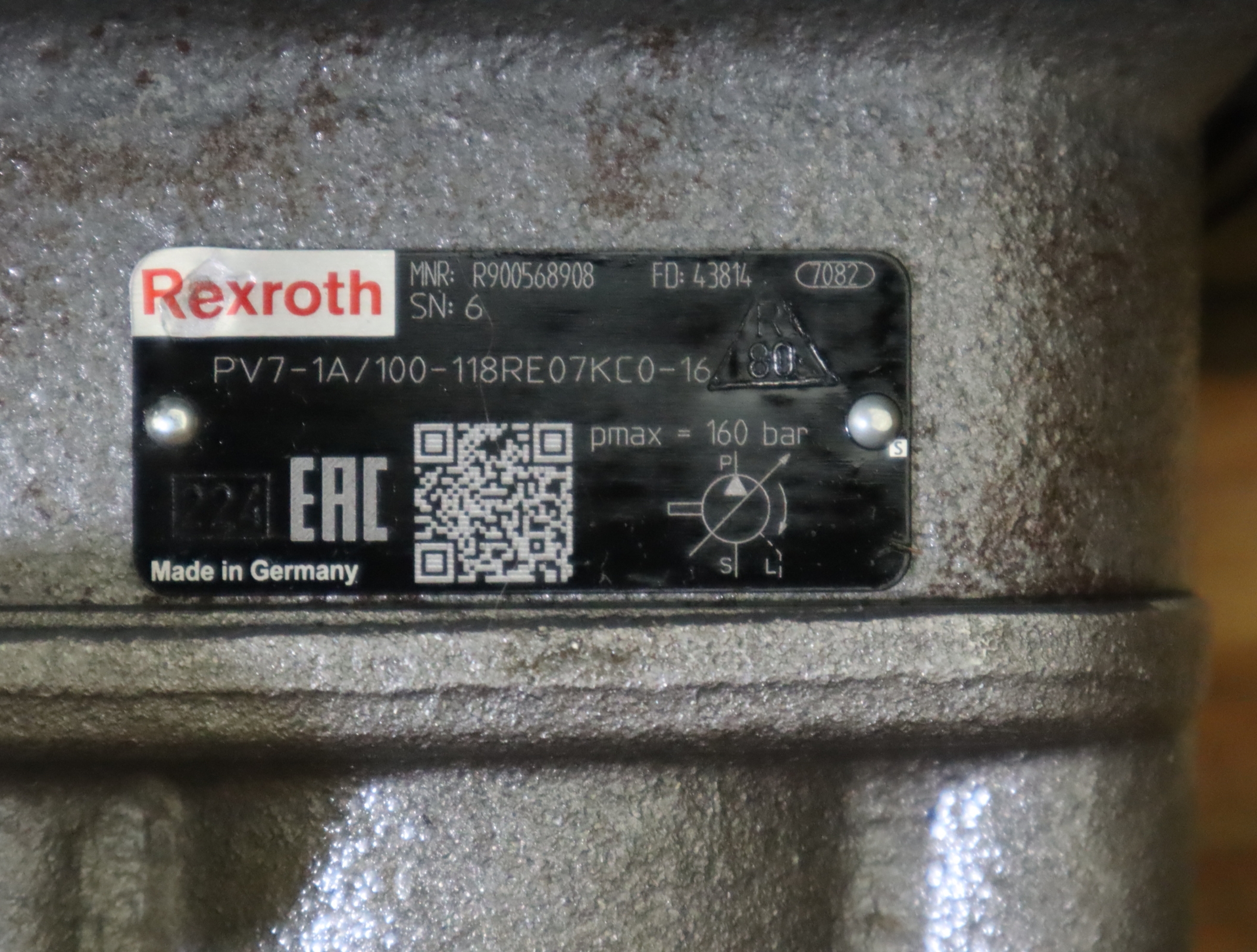 PV7-1A/100-118RE07KC0-16 R900568908 德国力士乐REXROTH叶片泵