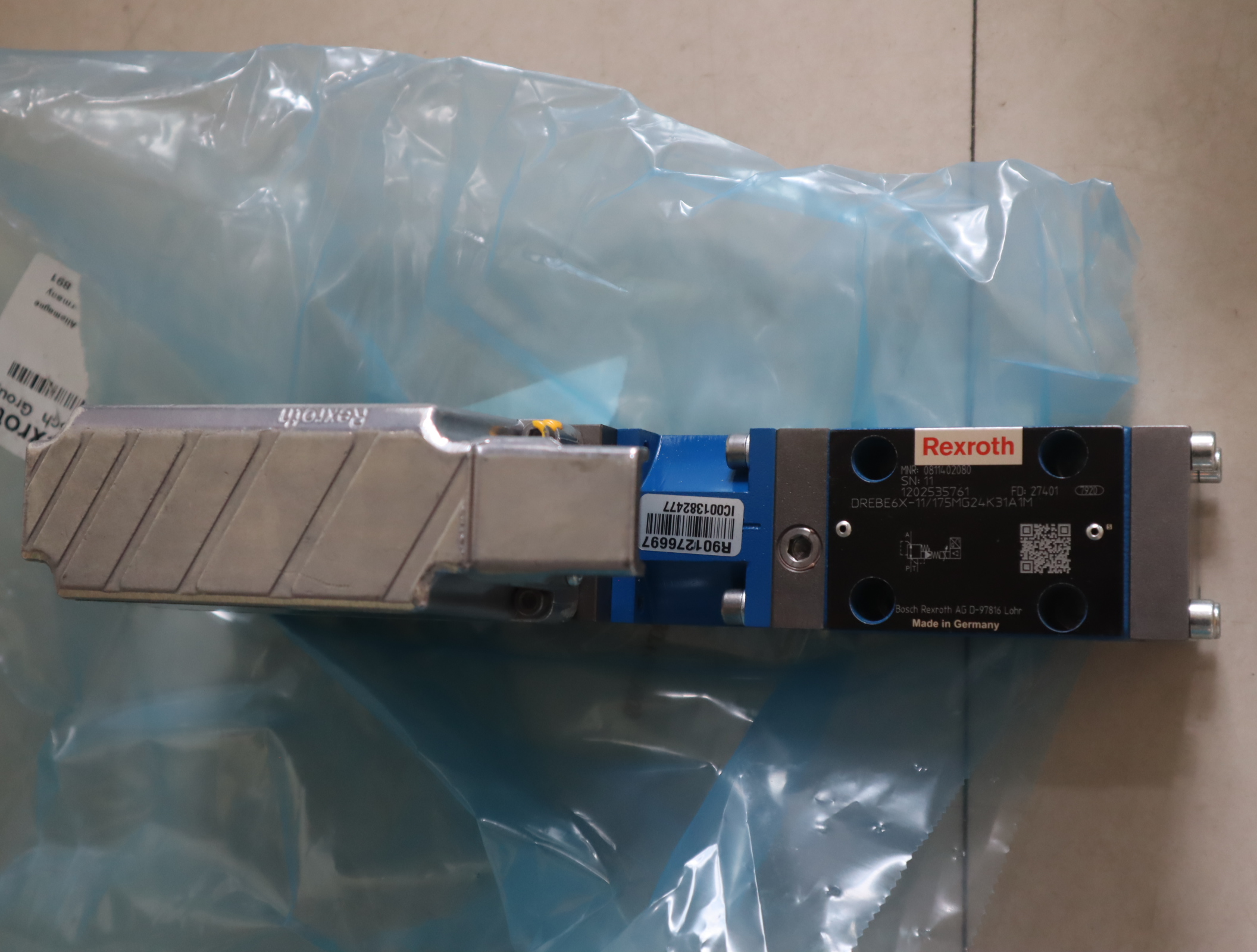 0811402080 DREBE6X-11/175MG24K31A1M 德国力士乐REXROTH比例阀