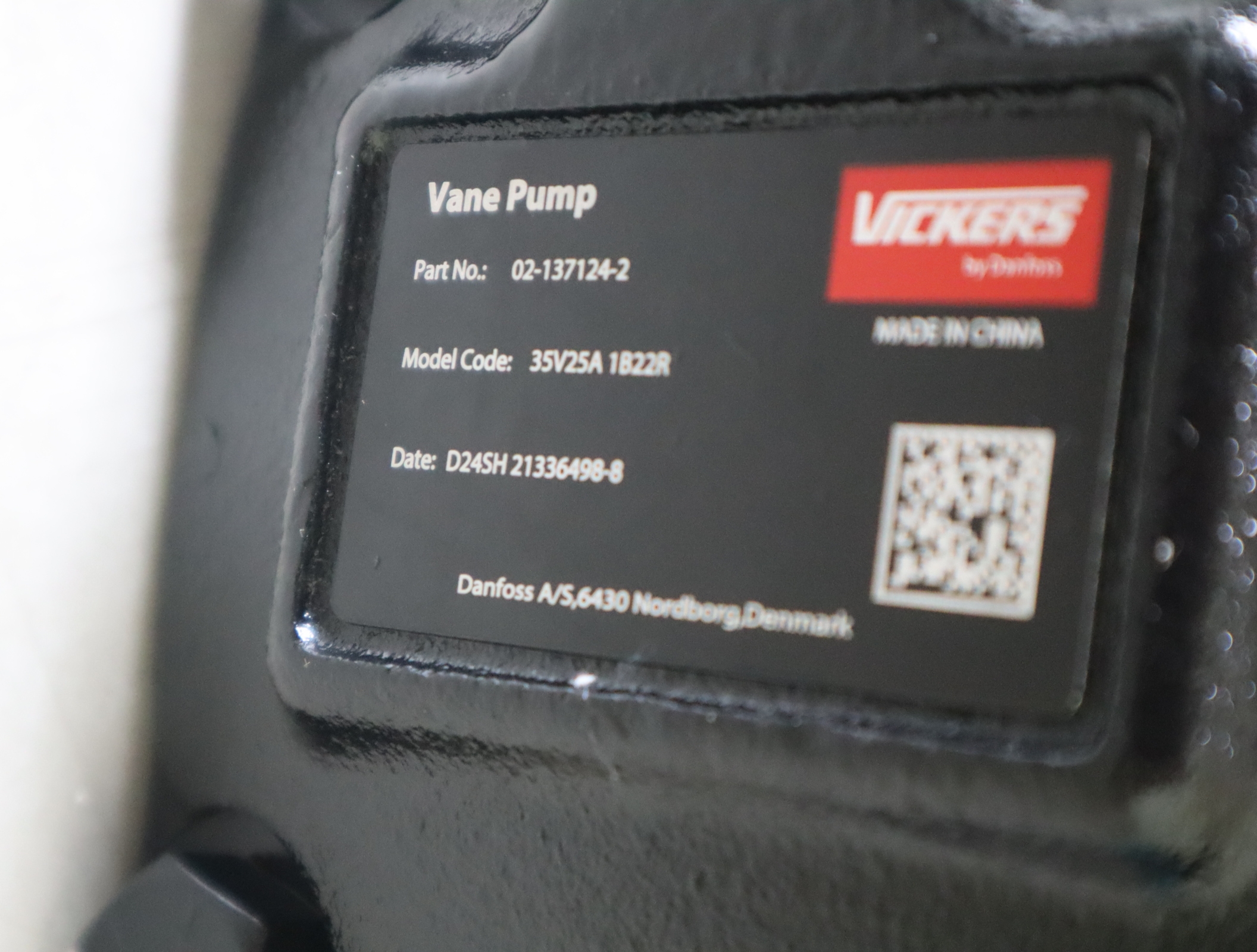 35V25A1B22R 02-137124-2 美国威格士VICKERS丹佛斯DANFOSS叶片泵