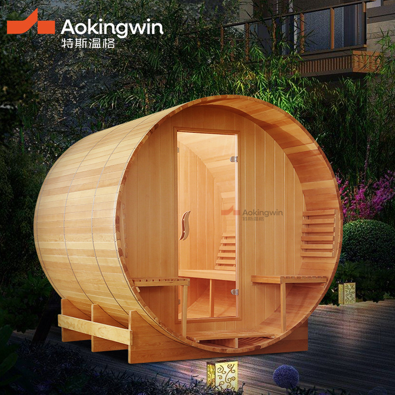 户外圆桶桑拿房厂家生产销售