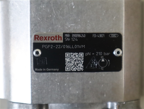 PGF2-2X/016LL01VM R900984240 德国力士乐REXROTH齿轮泵