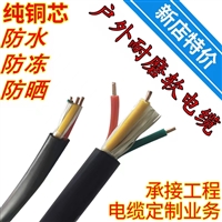 户外24V电源线WDZBN-YJY-2*4mm2