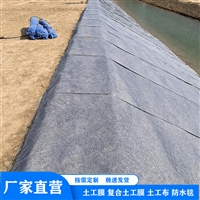 南通农业基地排水沟水泥毯 河流坡面防护混凝土帆布 抵御风浪冲刷