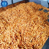 明贵300公斤红薯条脆真空低温油炸机