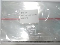 两头通易撕收缩膜贴红线单面4c350mm热缩袋高透明塑封pet卷膜切袋