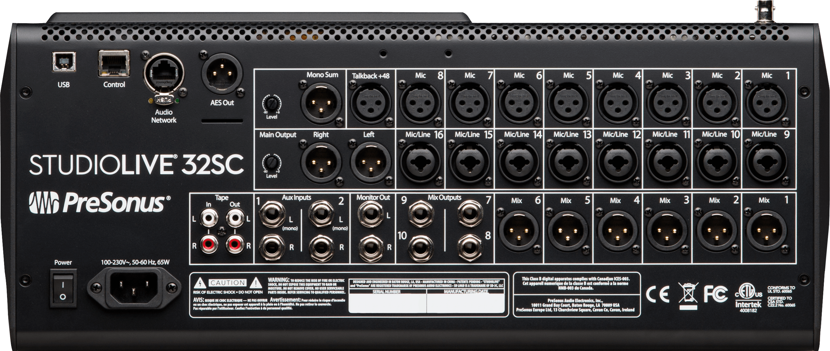 PreSonus StudioLive 32SC 数字调音台