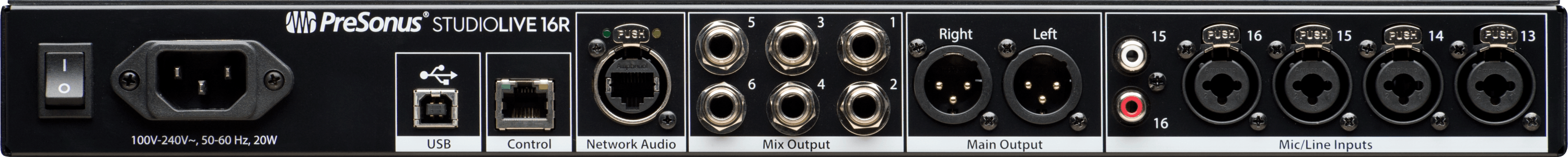 PreSonus StudioLive 16R 16通道机架式数字调音台