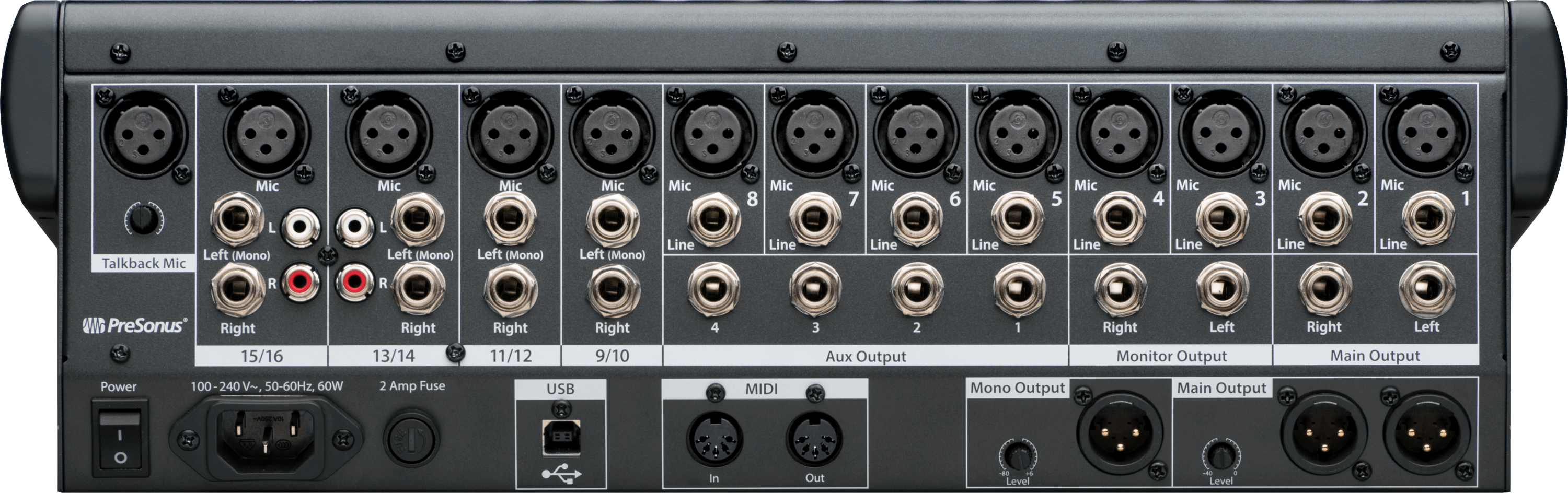PreSonus StudioLive 16.0.2 USB  16x2 数字调音台