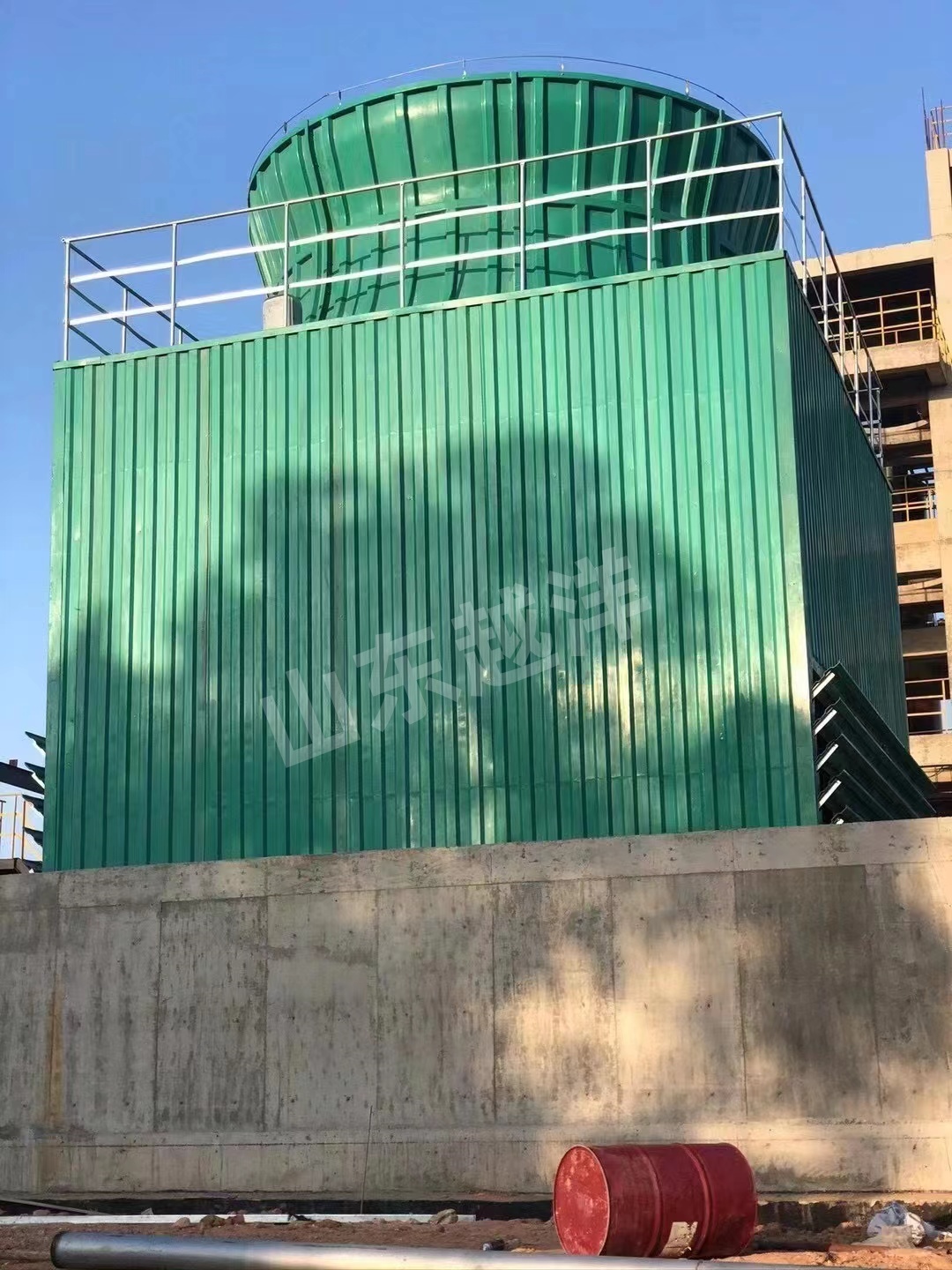 山东越洋玻璃钢罐、塔器成套设备、冷却塔、污水池源头生产厂家