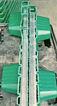 双层吸塑加钢管围板箱天地盖川字底制造底托2支钢管500kg配套锁扣