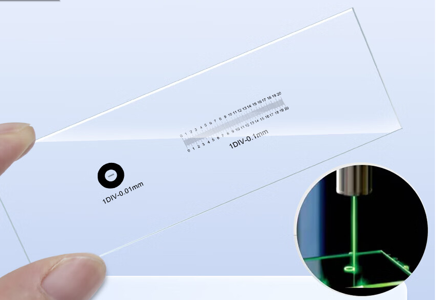 显微镜测微尺/目镜刻度标尺76*25*1MM源头厂家