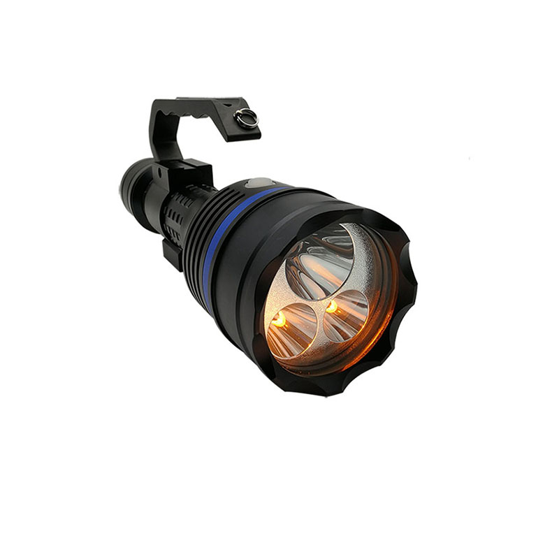 鼎轩照明BJQ6071手提式探照灯12W电量显示消防搜索灯