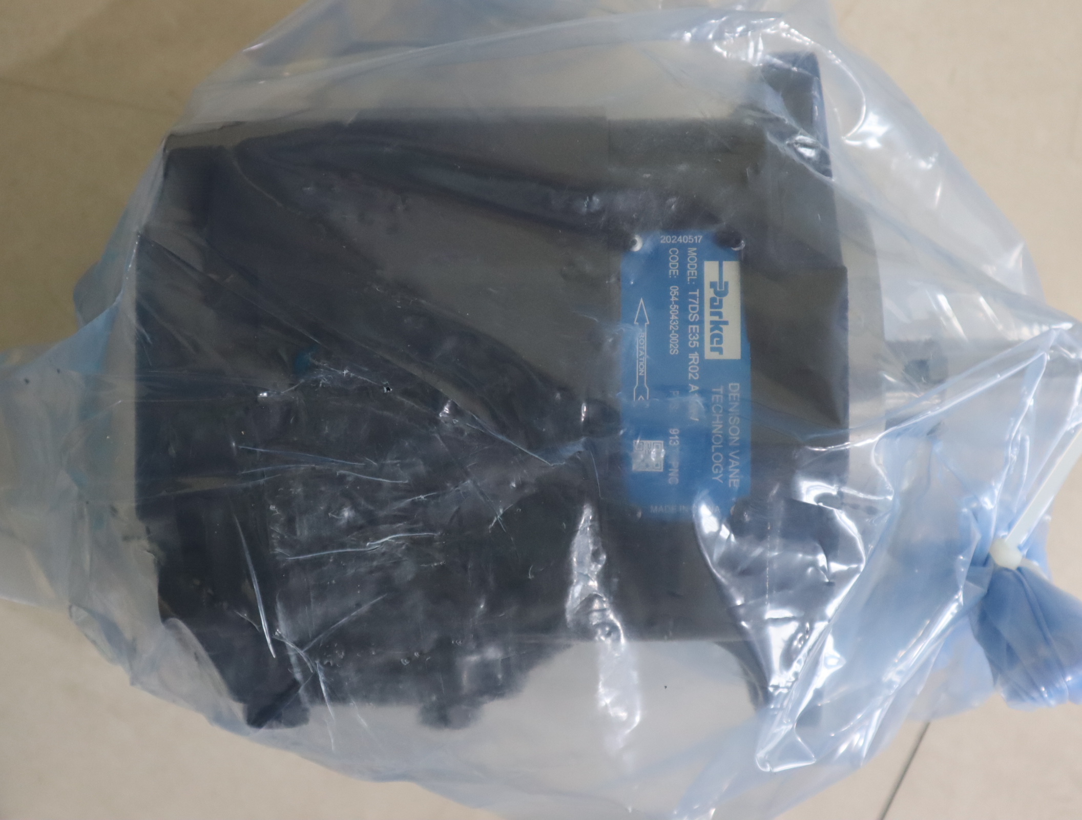 T7DS E35 1R02 A1MW 054-50432-002S 美国派克PARKER 叶片泵