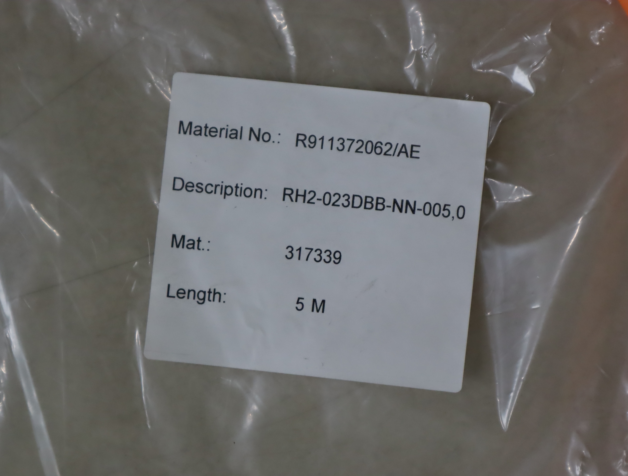 R911372062/AE RH2-023DBB-NN-005,0 317339 力士乐REXROTH电缆5米