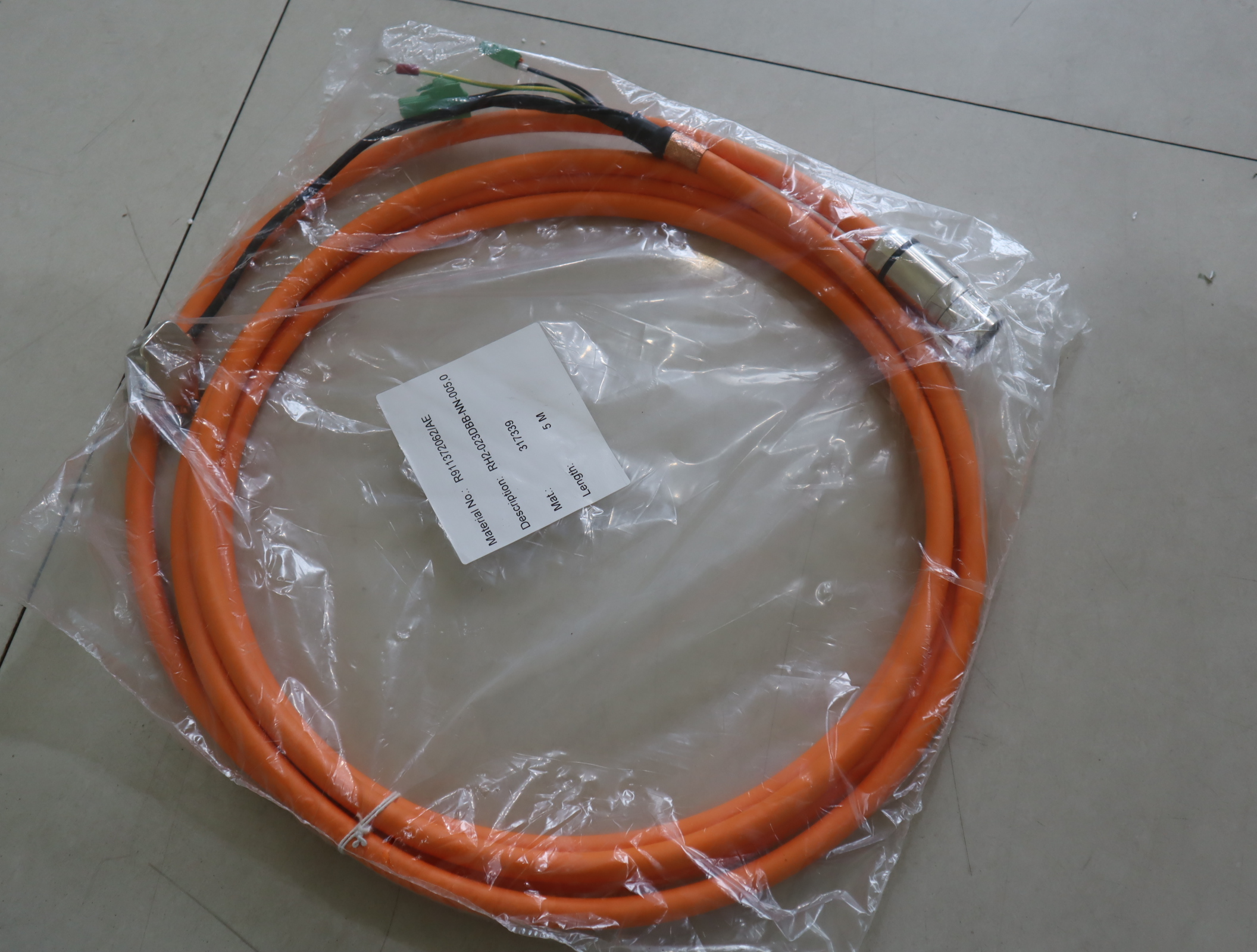 R911372062/AE RH2-023DBB-NN-005,0 317339 力士乐REXROTH电缆5米