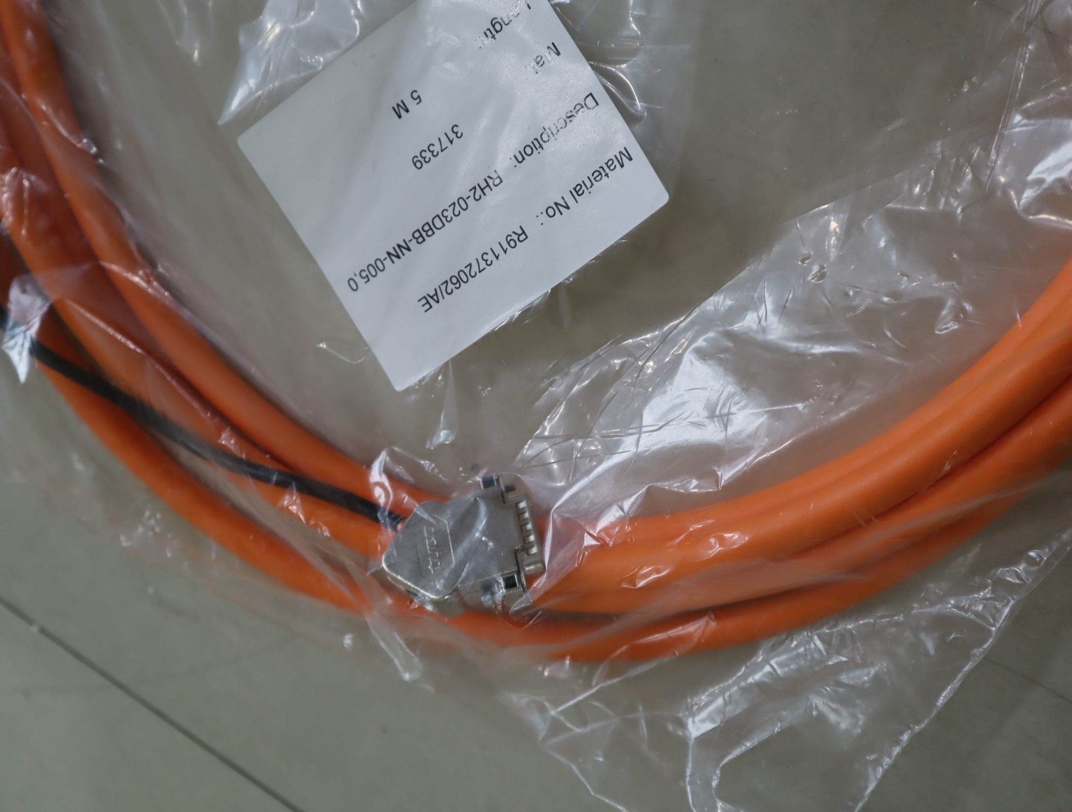 R911372062/AE RH2-023DBB-NN-005,0 317339 力士乐REXROTH电缆5米