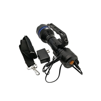 DX鼎轩RJW7103手提式探照灯12W大功率户外电量显示搜索灯