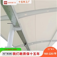预算，城区电动车露天停车场遮阳棚