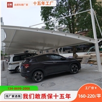彩钢瓦自行车停车棚选上海膜布，结构样式及