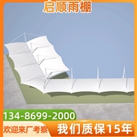 湖北天门膜结构门头雨篷，通道雨棚本地换膜服务